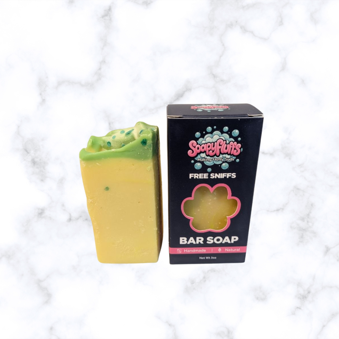 Pineapple Whip Tallow Soap - Tropical Scented & Coconut-Free Moisturizing Bar - Handmade Tallow Soap in Hamilton, Ohio - Soapyfluffs