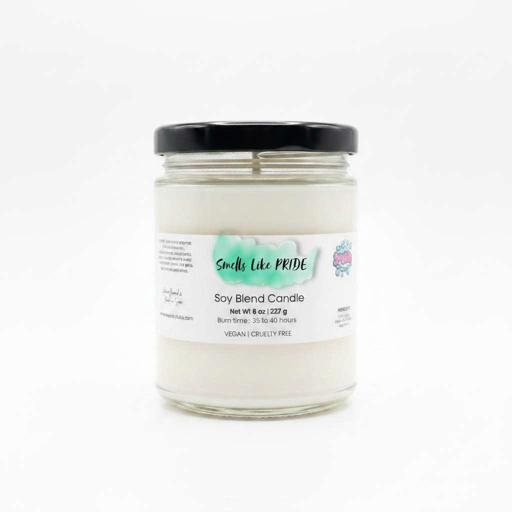 Smells Like PRIDE Soy Candle – Fruity & Sweet | Gummy Bear - Handmade Tallow Soap in Hamilton, Ohio - Soapyfluffs