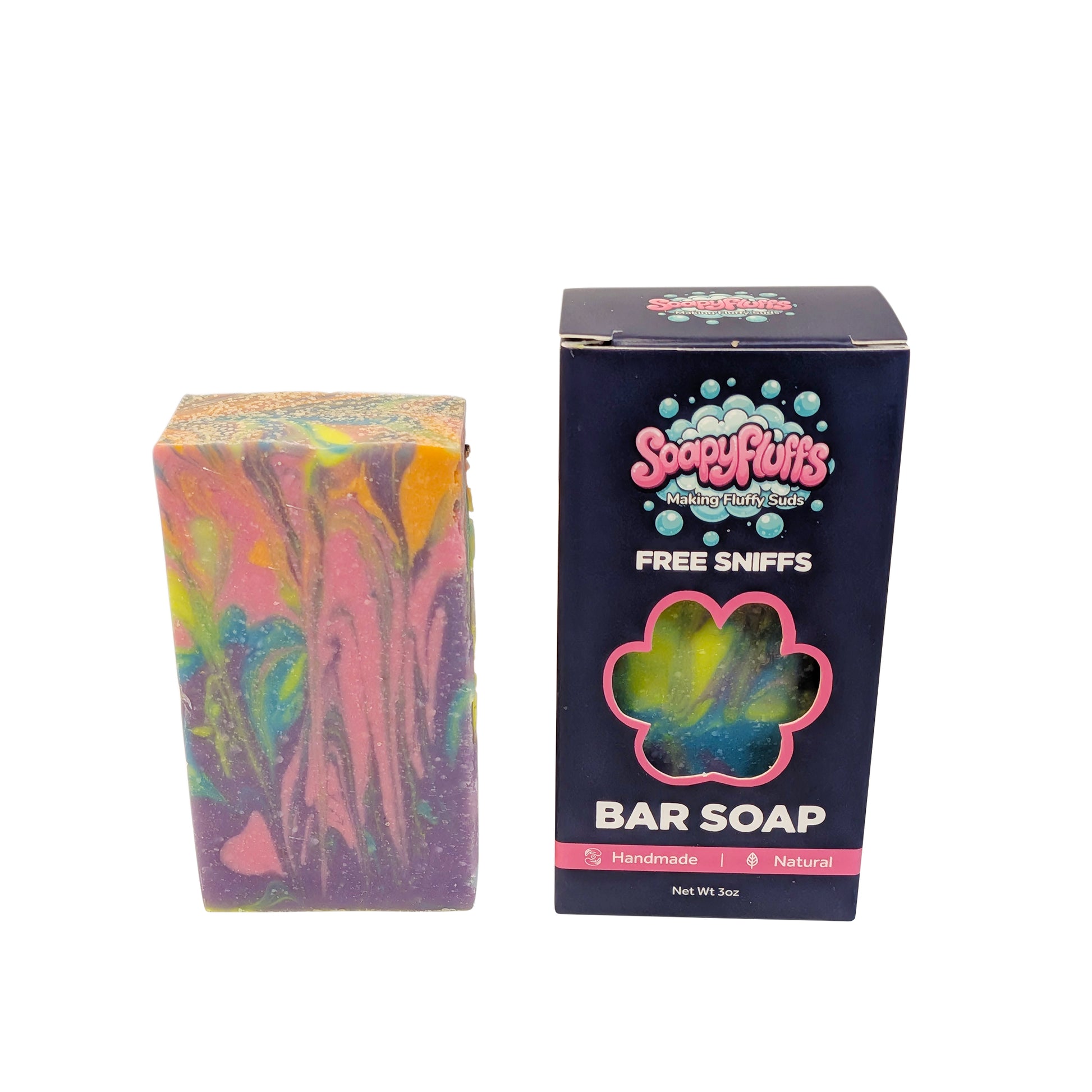 Rainbow | Tallow Soap - Handmade Tallow Soap in Hamilton, Ohio - SoapyFluffs