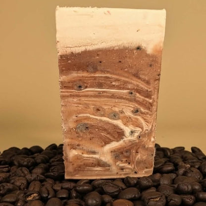 Doggy Groggy Tallow Soap - Local Dog Mom Collab & Deeply Moisturizing Coffee Bar - Handmade Tallow Soap in Hamilton, Ohio - Soapyfluffs