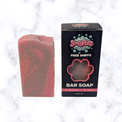Cherry Blossom | Cherry & Vanilla Tallow Soap - Handmade Tallow Soap in Hamilton, Ohio - Soapyfluffs
