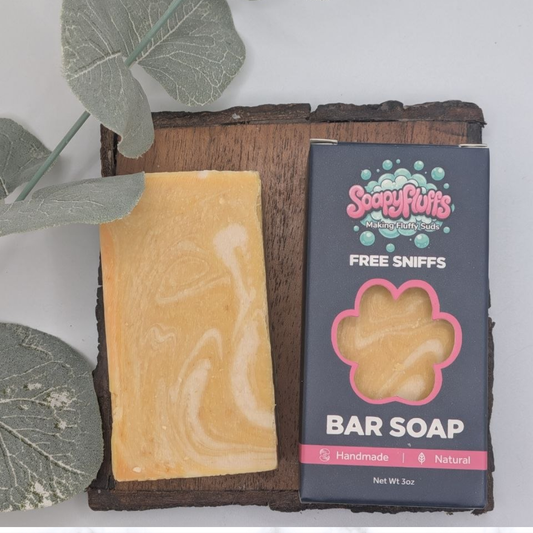 Orange Soda Pop | Vanilla & Orange Tallow Soap - Handmade Tallow Soap in Hamilton, Ohio - Soapyfluffs