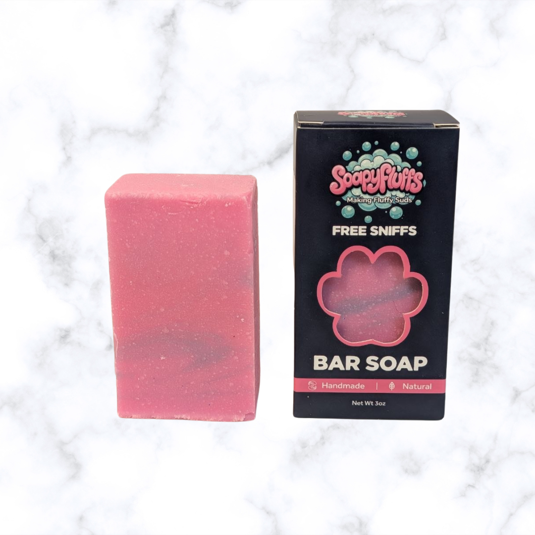 Lavender Lux Tallow Soap - Calming Lavender & Grass-Fed Tallow Bar - Handmade Tallow Soap in Hamilton, Ohio - Soapyfluffs